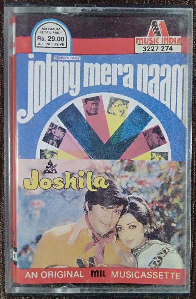 Johny Mera Naam (1970) Kalyanji-Anandji / Joshila (1973) R.D. Burman Pre-Owned Music India, Polygram Audio Cassette
