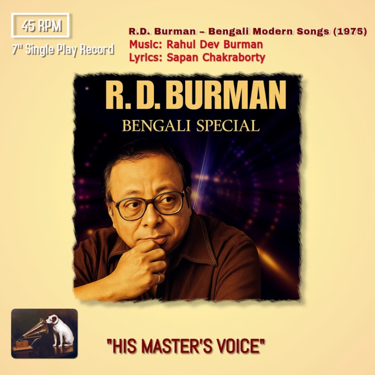 Bengali Modern Song (1972) Rahul Dev Burman Pre-Owned HMV Vinyl, 7