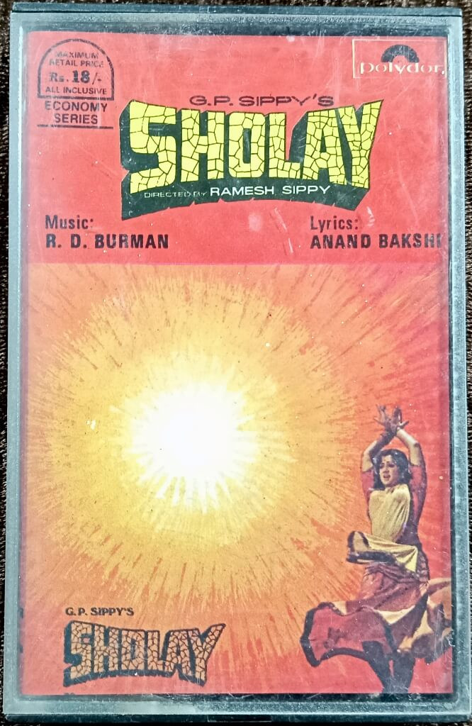 Sholay (1975) R.D. Burman Pre-Owned Polydor Audio Cassette