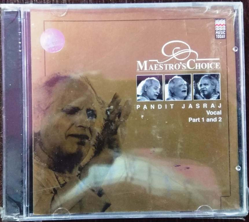 Maestro's Choice Pandit Jasraj Vocal Part 1 & 2 (2013) Traditional Pre-Owned Music Today Audio CD