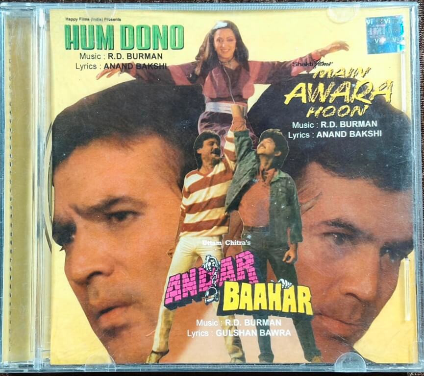 Hum Dono (1985) R. D. Burman / Main Awara Hoon (1983) R. D. Burman / Andar Baahar (1984) R. D. Burman Pre-Owned Music from House Of Music – Crescendo – EMI Audio CD