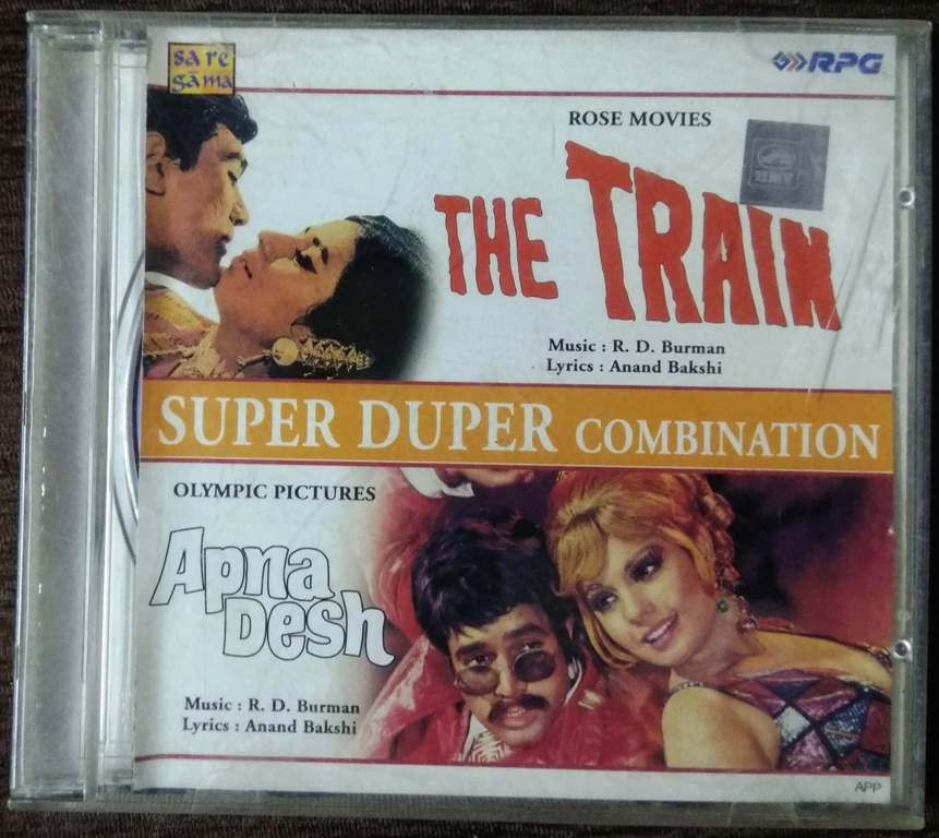 The Train (1970) R. D. Burman / Apna Desh (1972) R. D. Burman Pre-Owned Saregama, Rpg  Super Combo Audio CD