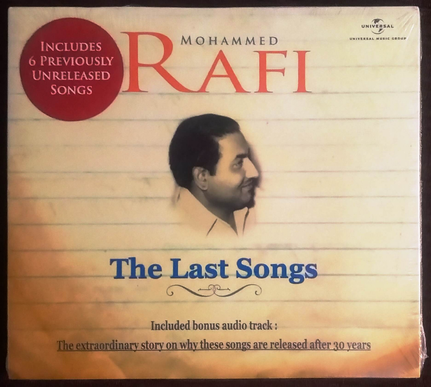 Mohammed Rafi - The Last Songs (2009) Chitragupta Pre-Owned Universal Audio CD