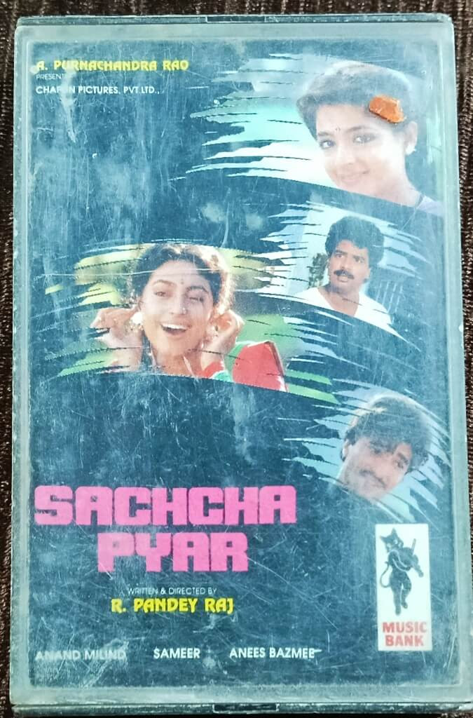 Sachcha Pyar (1990) Anand-Milind Pre-Owned Music Bank Audio Cassette