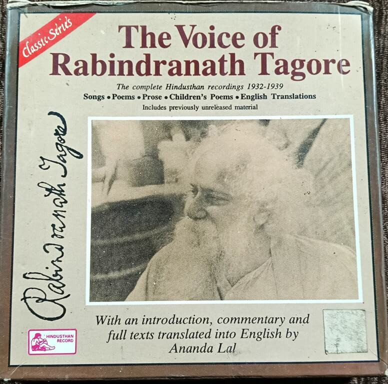 The Voice Of Rabindranath Tagore (1997) Rabindranath Tagore Pre-Owned Hindustan Record Audio Cassette