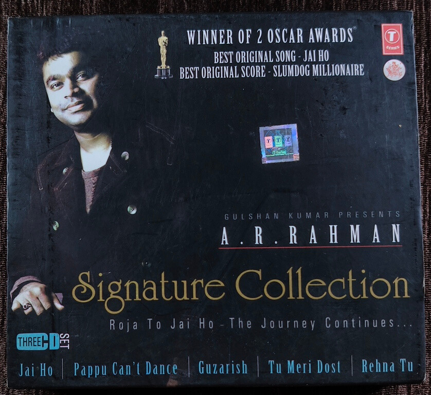A.R. Rahman – Signature Collection (2009) A.R. Rahman Pre-Owned T-Series Triple Audio CD