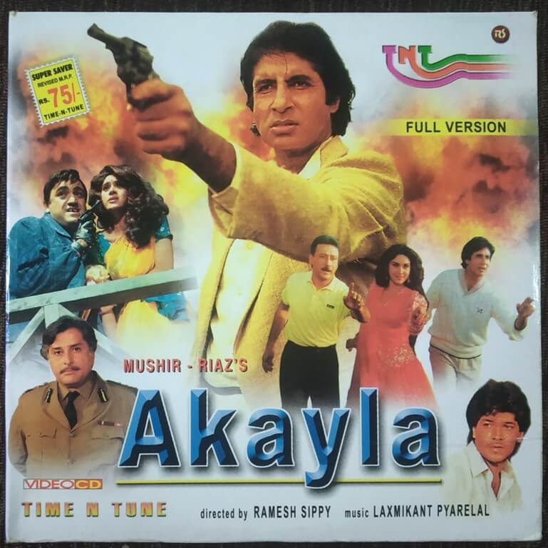 Akayla (1991) Ramesh Sippy Pre-Owned TNT Double Video CD