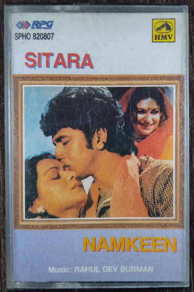 Sitara (1980) Rahul Dev Burman / Namkeen (1981) Rahul Dev Burman Pre-Owned HMV, RPG Audio Cassette