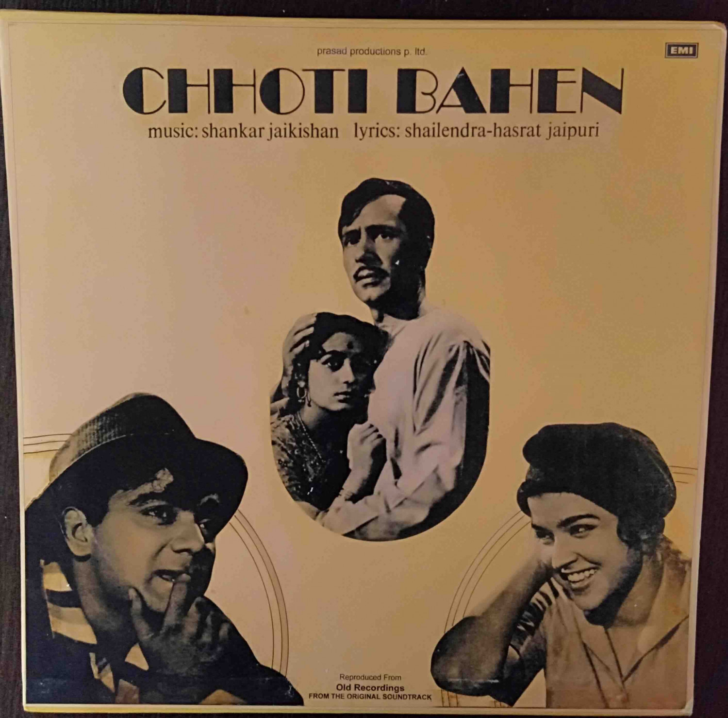Chhoti Bahen (1959) Shankar-Jaikishan Pre-Owned Vinyl, 12" LP Record