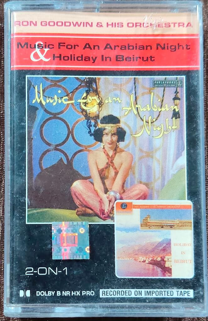 Ron Goodwin And His Concert Orchestra – Music For An Arabian Night… (1959) - Middle Eastern Music Album Pre-Owned Capitol Records 2-on-1 "Twin-Pack" Audio Cassette