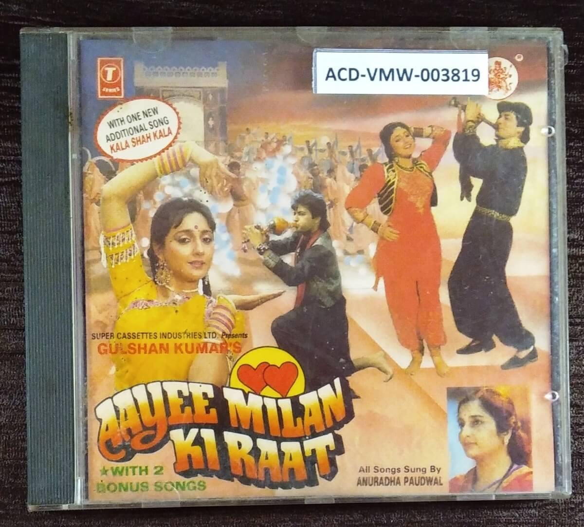 Aayee Milan Ki Raat (1990) Anand-Milind Pre-Owned T-Series Audio CD