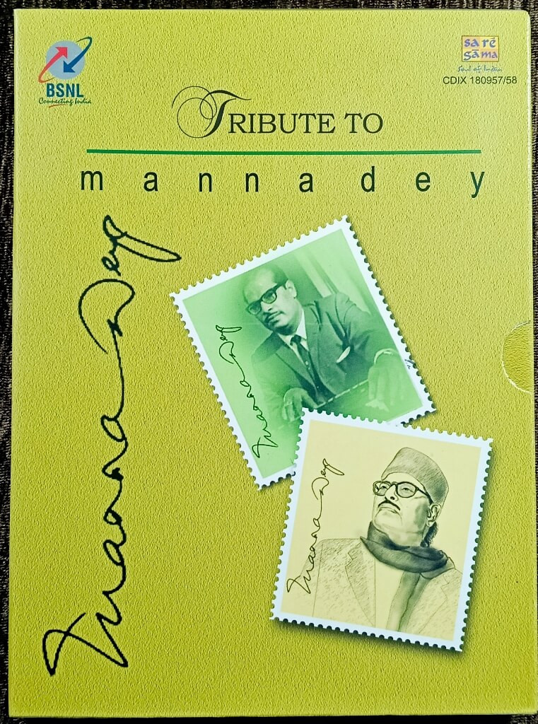 Manna Dey - Tribute to Manna Dey (2008) Bollywood OST Compilation Pre-Owned Mayur Cassettes Double Audio CD Set