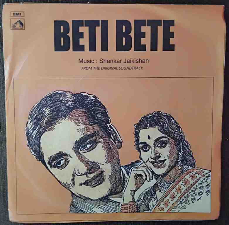 Beti Bete (1964) Shankar-Jaikishan Pre-Owned Vinyl, 7" EP Record