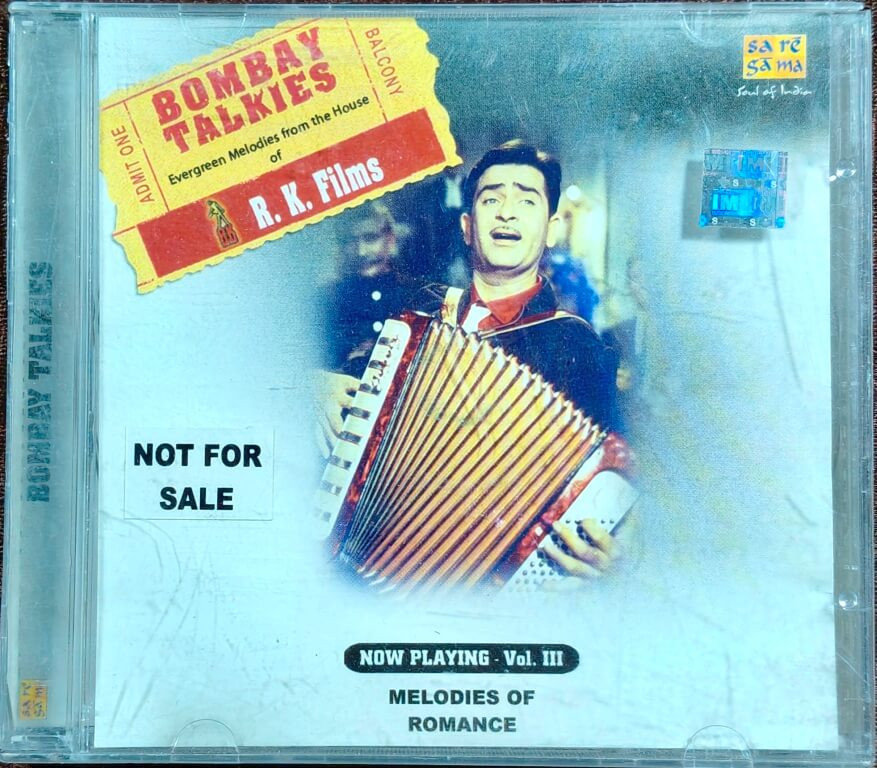 Bombay Talkies - R. K. Films Vol. III Melodies of Romance (2007) Bollywood OST Compilation Pre-Owned Saregama Audio CD