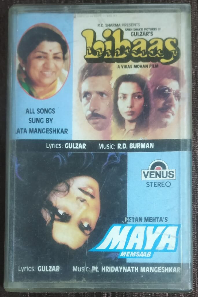 Libaas (1996) RD Burman / Maya Memsaab (1993) Pt. Hridaynath Mangeshkar Pre-Owned Venus Audio Cassette