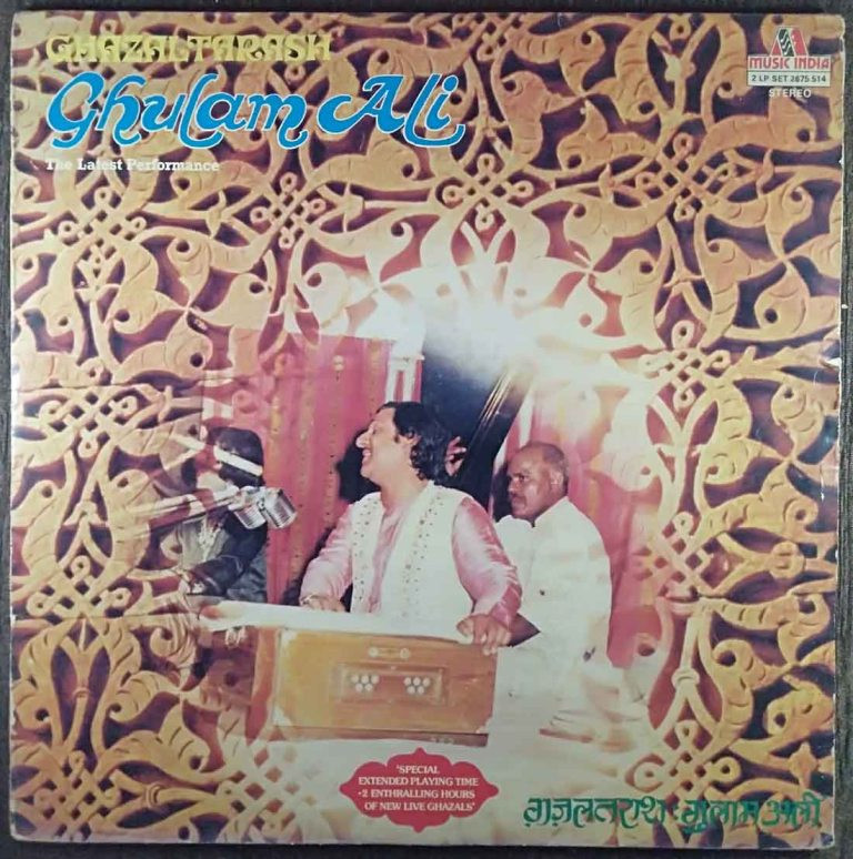 Ghulam Ali - Ghazaltarash (The Lastest Performance) (1983) Ghulam Ali Pre-Owned Vinyl, 12" Double LP Record