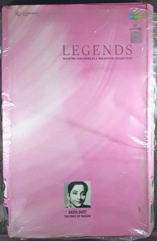 Geeta Dutt - Legends - Maestro Melodies In A Milestone Collection (2000) Compilation Pre-Owned SA RE GA MA, RP-SGG Five Audio CD