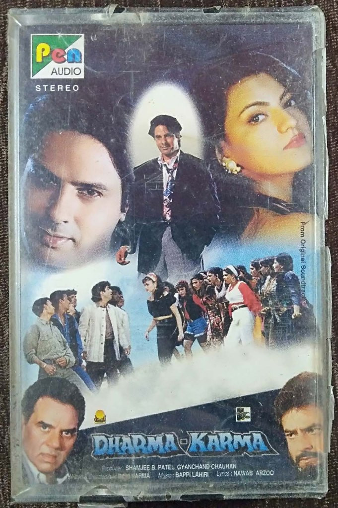 Dharma Karma (1997) Bappi Lahiri Pre-Owned Pen Audio Audio Cassette