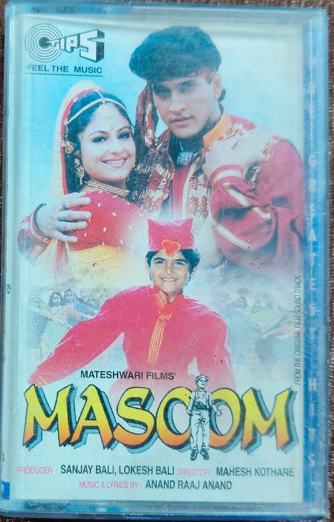 Masoom (1996) Anand Raaj Anand Hindi OST Pre-Owned Tips Audio Cassette