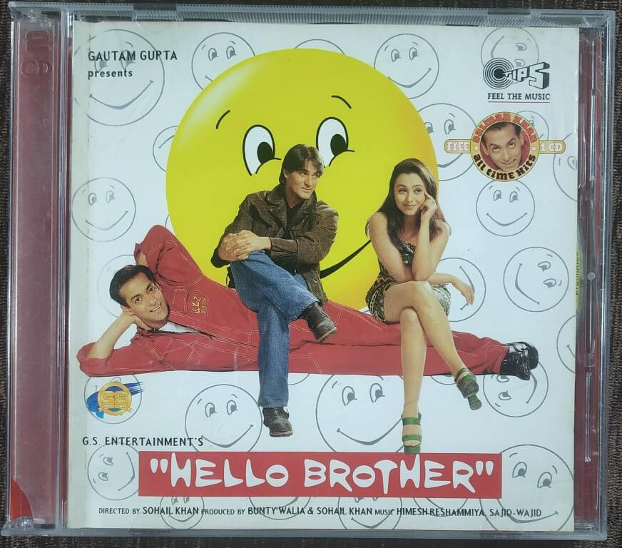 Hello Brother (1999) Himesh Reshammiya, Sajid-Wajid / Salman Khan All Time Hits  Pre-Owned TIPS Double Audio CD