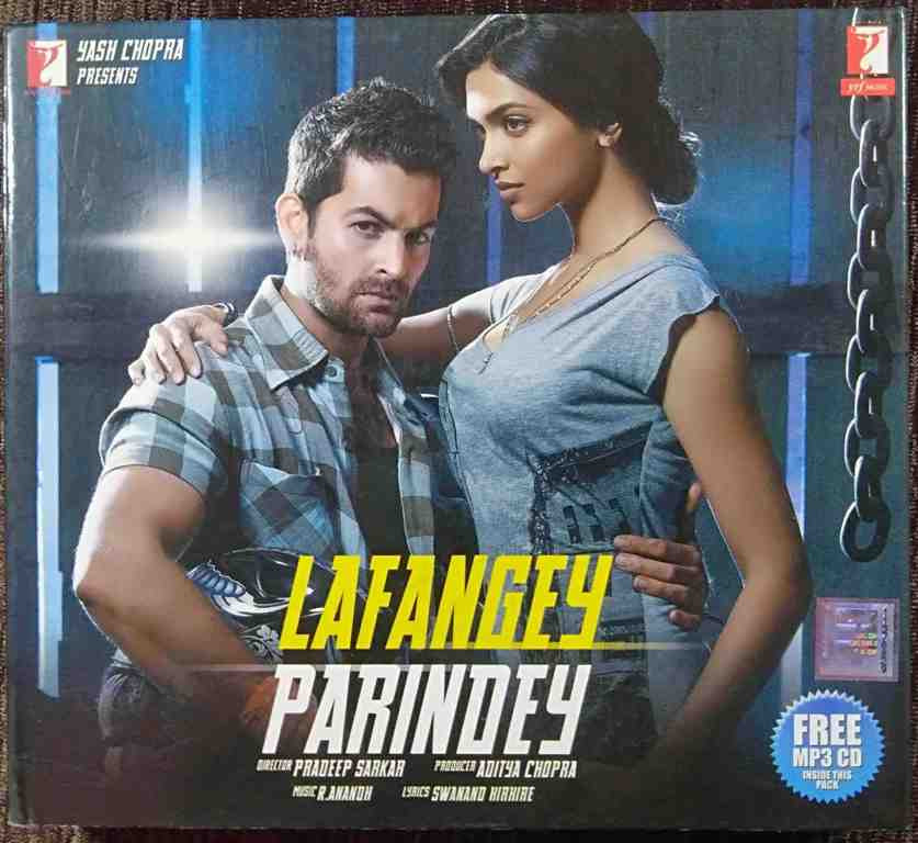 Lafangey Parindey (2010) R. Anandh Pre-Owned YRF Music Audio CD + 1 Free Mp3 Cd