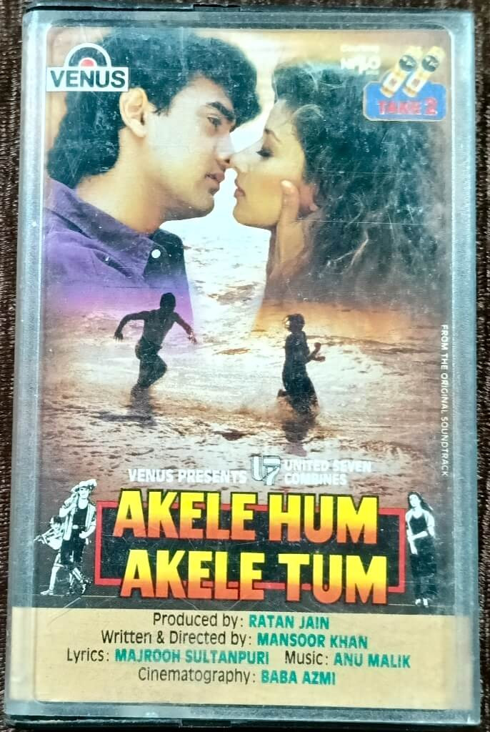 Akele Hum Akele Tum (1995) Anu Malik Pre-Owned Venus Audio Cassette