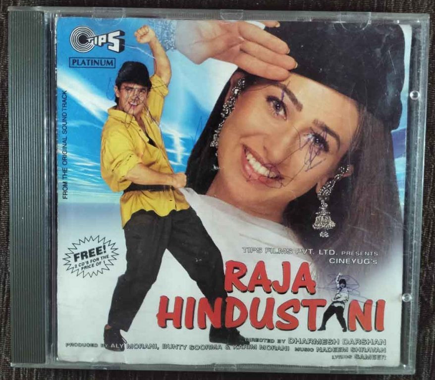 Raja Hindustani (1996) Nadeem - Shravan Pre-Owned TIPS Audio CD Without Free CD