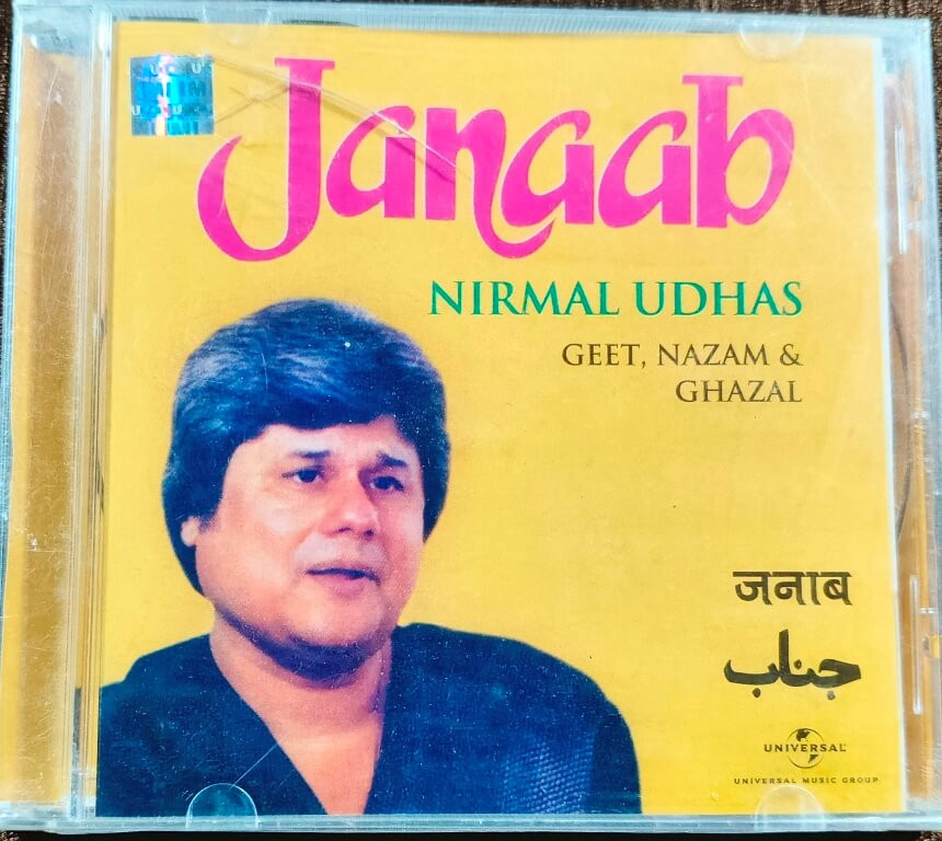 Nirmal Udhas – Janaab (2010) Geet, Nazam & Ghazal Music Album Pre-Owned Universal Audio CD