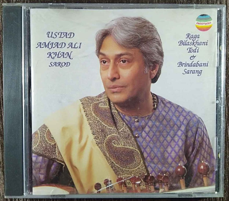 Ustad Amjad Ali Khan – Raga Bilaskhani Todi & Brindabani Sarang (1994) Ustad Amjad Ali Khan Pre-Owned Narvas Audio CD