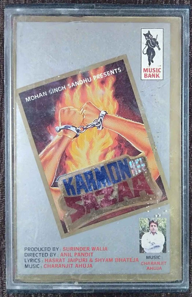 Karmon Kee Sazaa (1992) Charanjit Ahuja Pre-Owned Music Bank Audio Cassette
