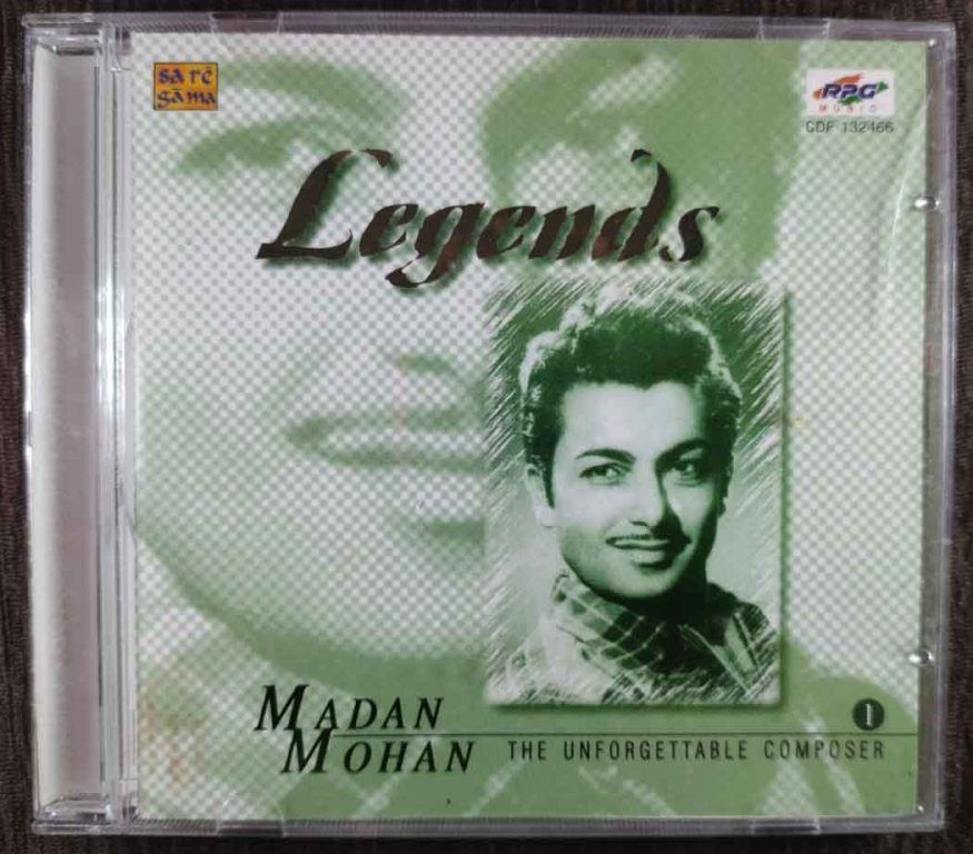 Madan Mohan - Legends - The Unforgettable Composer (2000) Madan Mohan Pre-Owned SA RE GA MA, RPG Five Audio CD