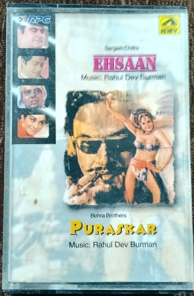 Ehsan (1970) R. D. Burman / Puraskar (1970) R. D. Burman Pre-Owned HMV-RPG Audio Cassette