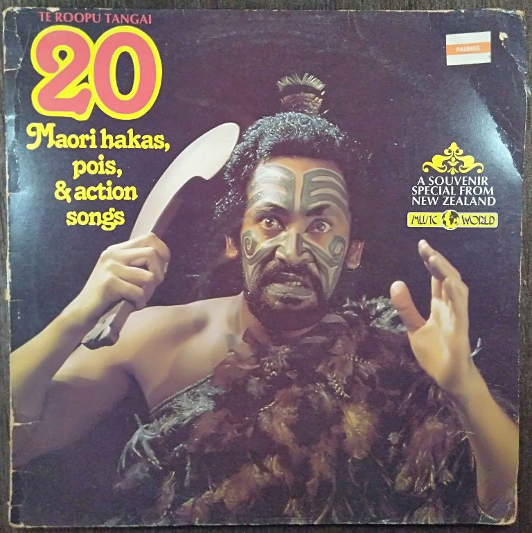 Te Roopu Tangai – 20 Maori Hakas, Pois & Action Songs (1978) Folk Pre-Owned Vinyl, 12" LP Record