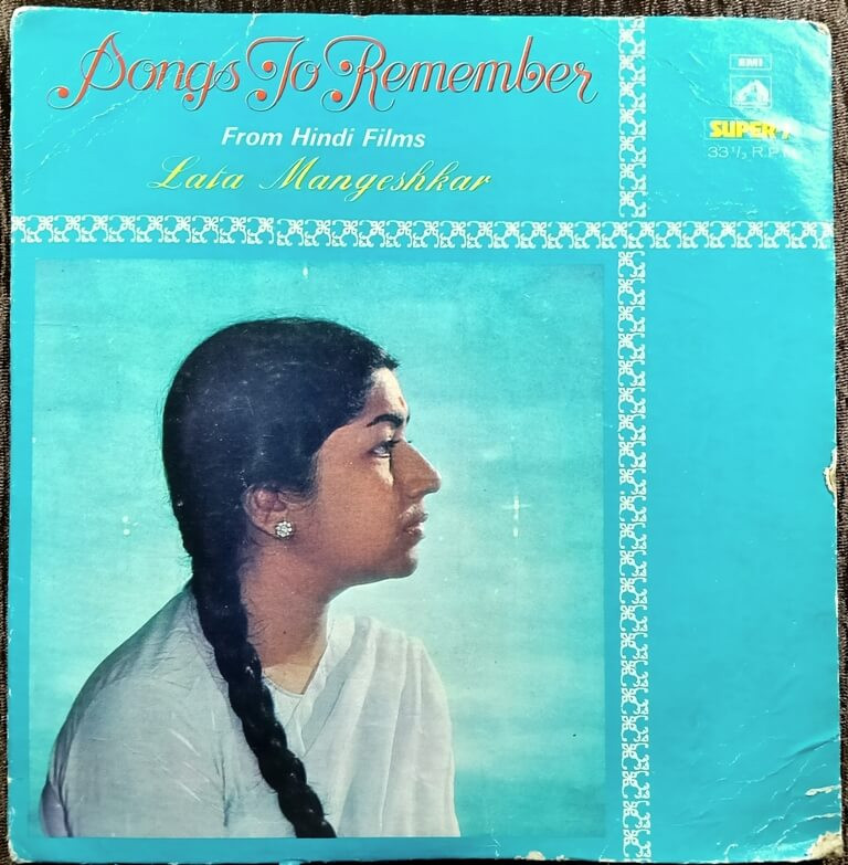 Lata Mangeshkar - Songs To Remember (1975) Various Pre-Owned Vinyl, HMV 7" Super-7 Record