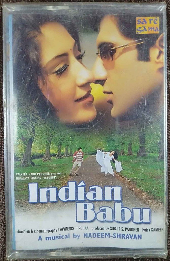 Indian Babu (2002) Nadeem-Shravan Pre-Owned SA RE GA MA, RPG Audio Cassette