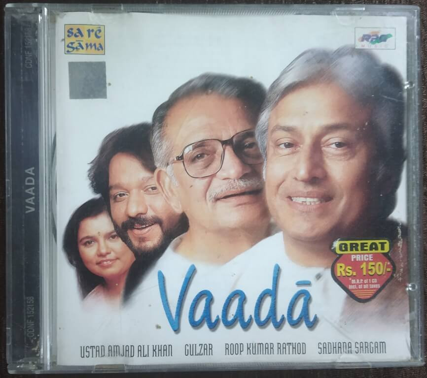Vaada (2000) Ustad Amjad Ali Khan Pre-Owned SA RE GA MA, RPG MUSIC Audio CD