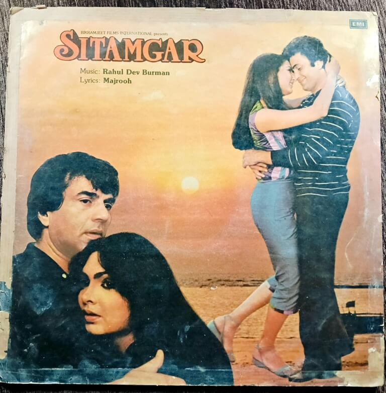 Sitamgar (1984) R. D. Burman Pre-Owned HMV Vinyl, 12" LP Record