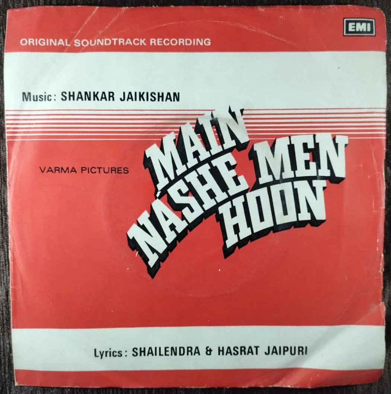 Main Nashe Men Hoon (1959) Shankar-Jaikishan Pre-Owned Vinyl, 7" EP Record
