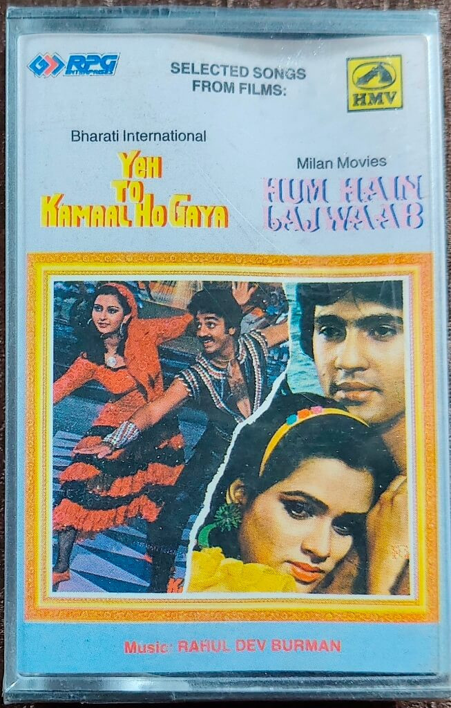 Yeh To Kamaal Ho Gaya (1982) R. D. Burman / Hum Hain Lajabaab (1984) R. D. Burman Bollywood OST Pre-Owned HMV-RPG Audio Cassette