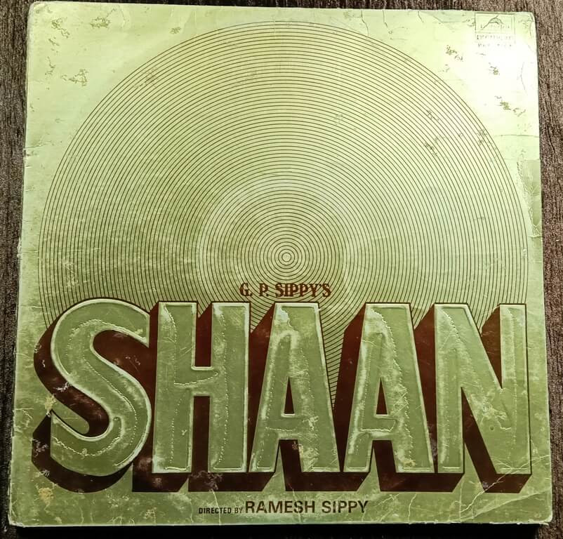 Shaan (1980) R.D. Burman Pre-Owned Vinyl, 12" Polydor Tri-Gatefold cover LP Record