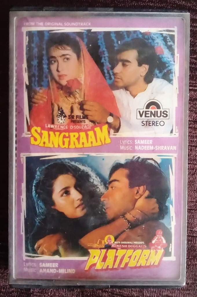 Sangraam (1993) Nadeem-Shravan / Platform(1993) Anand-Milind Venus Pre-Owned Audio Cassette