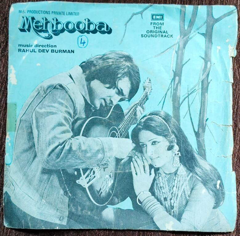 Mehbooba (1976) Rahul Dev Burman Pre-Owned Vinyl, 7" EP Record