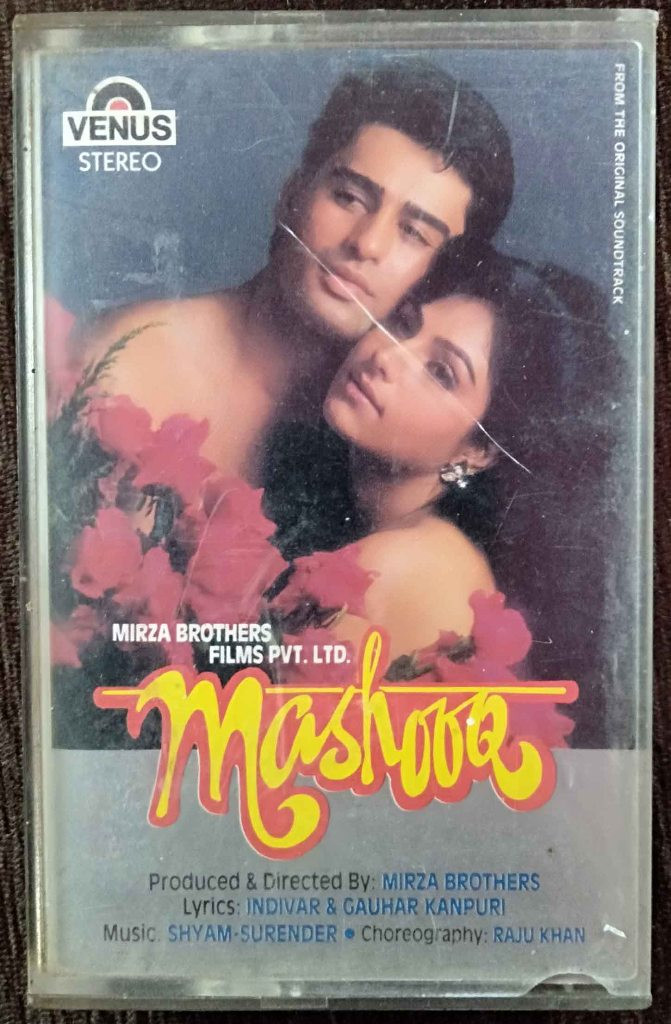 Mashoor (1992) Shyam-Surender Pre-Owned VENUS Audio Cassette