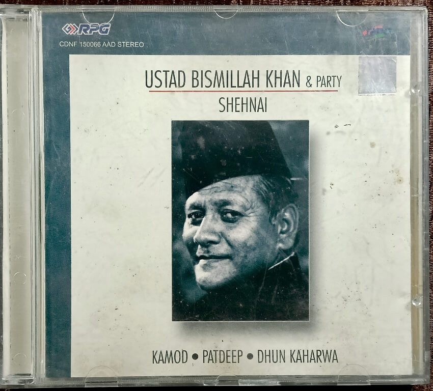 Ustad Bishmillah Khan & Party - Shehnai (1992) Instrumental Pre-Owned RPG Audio CD