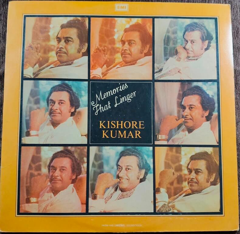 Kishore Kumar – Memories That Linger (1980) Hindi OST Compilation Pre-Owned Vinyl, 12" His Master's Voice LP Record