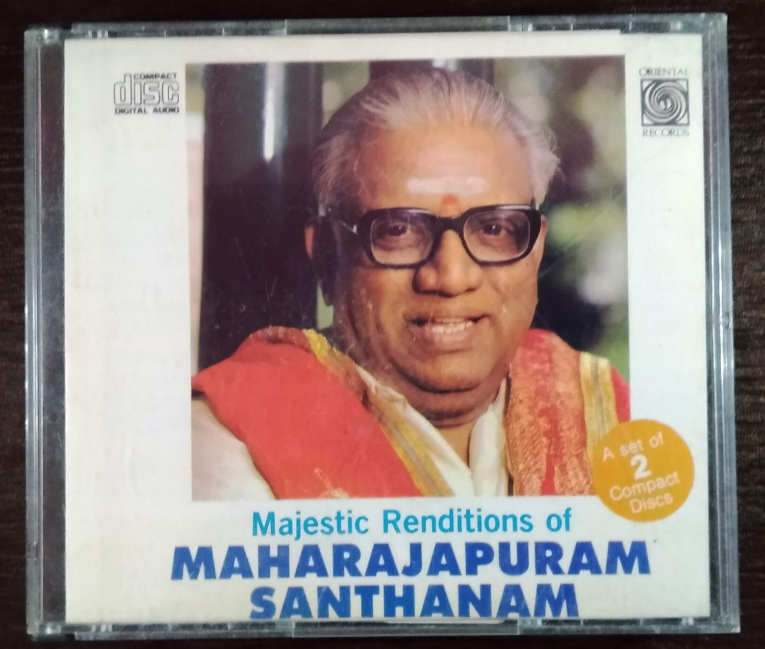 Maharajapuram Santhanam – Majestic Renditions (1987) Pre-Owned Oriental Record Imported Audio CD
