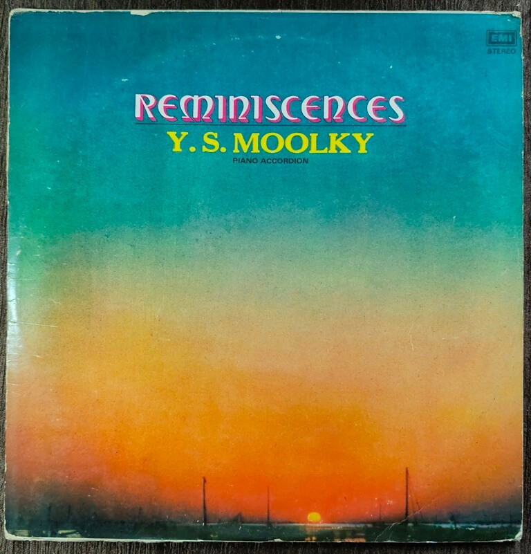 Y. S. Moolky – Reminiscences - Piano Accordion (1979) Pre-Owned ODEON Vinyl, 12" LP Record