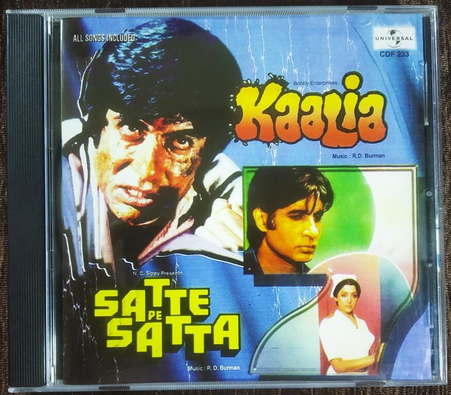Kaalia (1981) R. D. Burman / Satte Pe Satta (1982) R. D. Burman Pre-Owned Audio CD