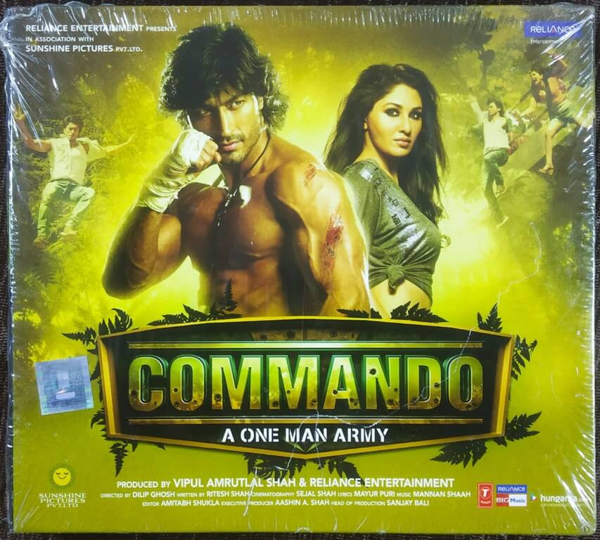 Commando - A One Man Army (2013) Mannan Shaah Pre-Owned T-Series Audio CD