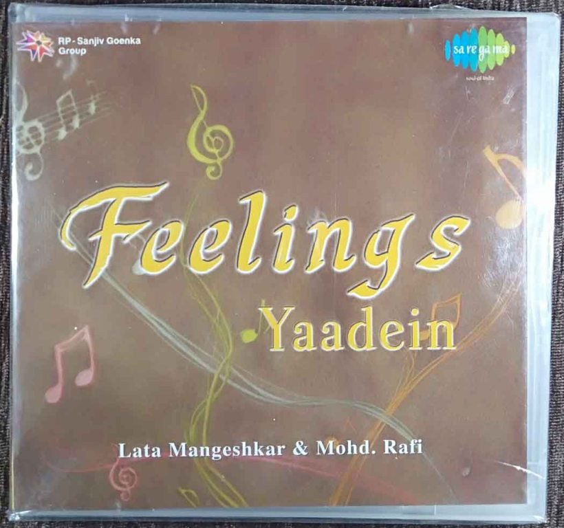Lata Mangeshkar & Mohd. Rafi - Feelings Yaadein (2016) Compilation Pre-Owned SA RE GA MA, RP Sanjiv Goenka Group Audio CD